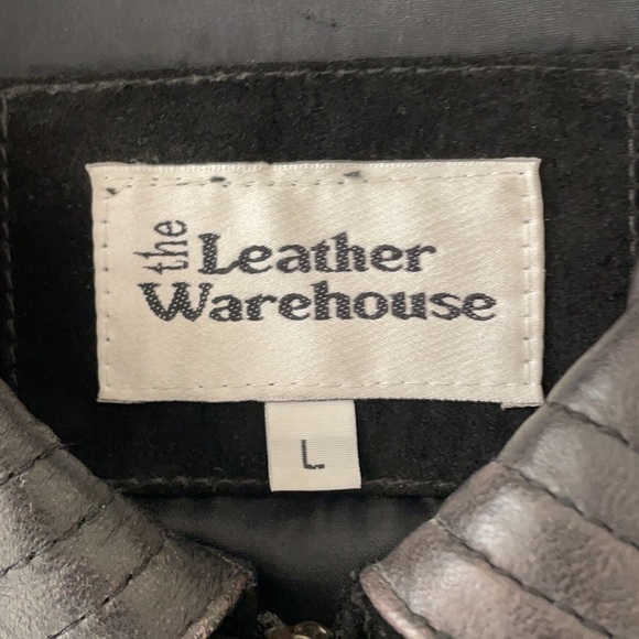 The Leather Warehouse suede and leather 1990s Y2K new with tags dead stock coat - Picture 3 of 12